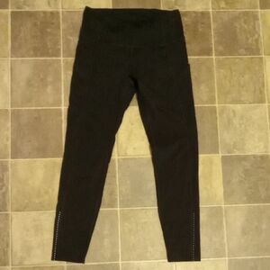 Lululemon Athletica Black Nylon-Spandex Leggings Size 8